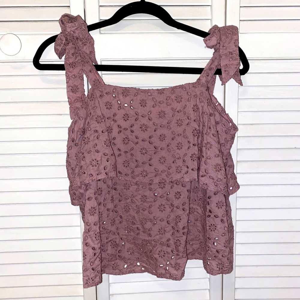 lavender american eagle top